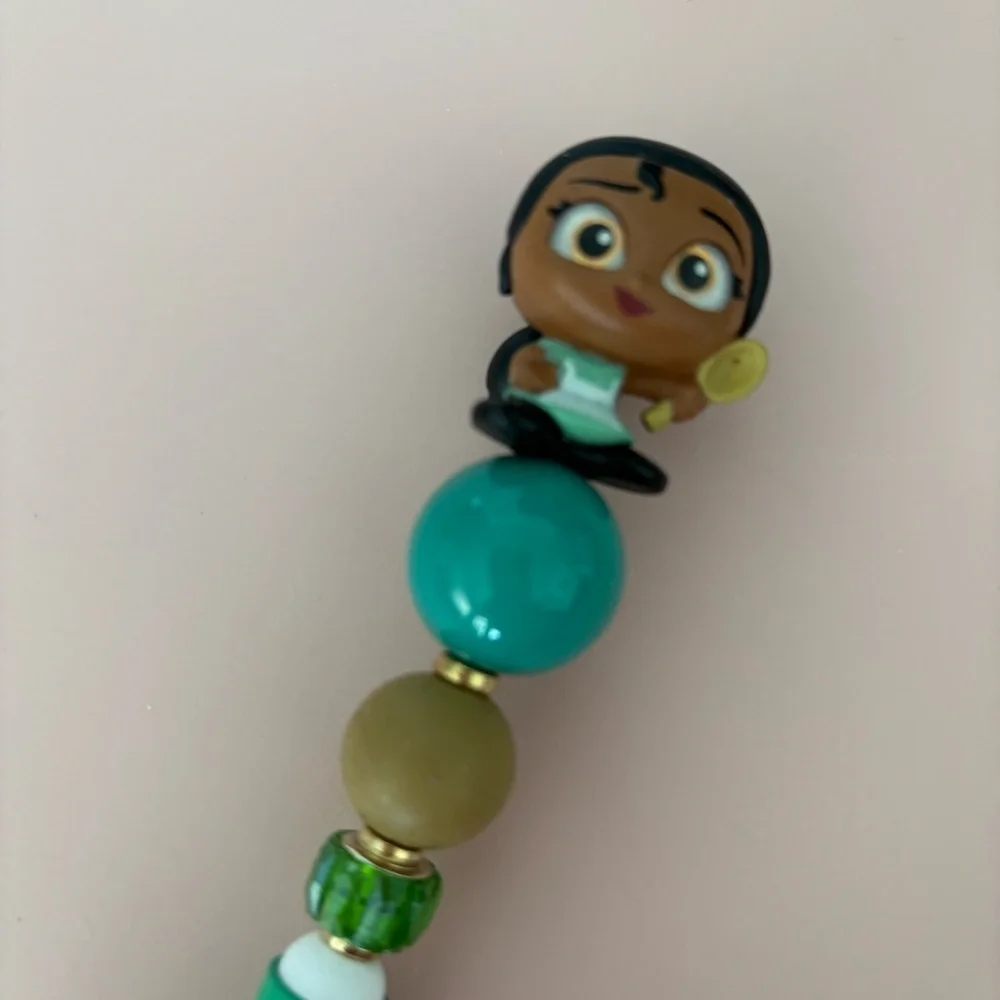 Disney Doorables: The Princess & the Frog: Tiana cooking handmade beaded pen